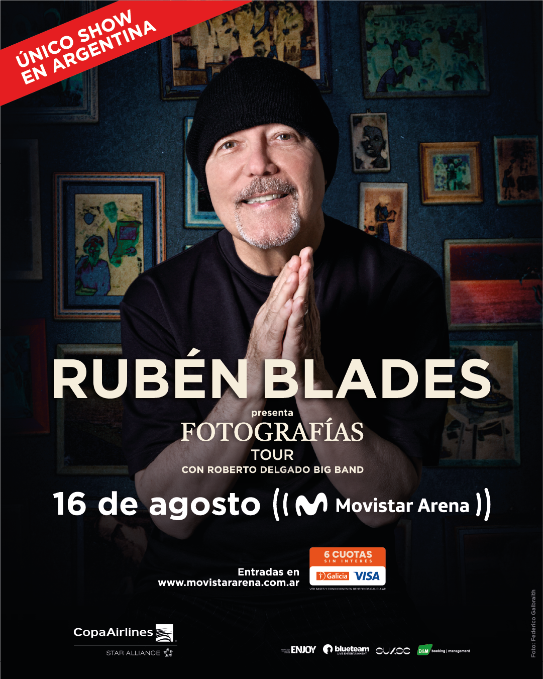 RUBÉN BLADES: FALTA MUY POCO PARA QUE LLEGUE A LA ARGENTINA