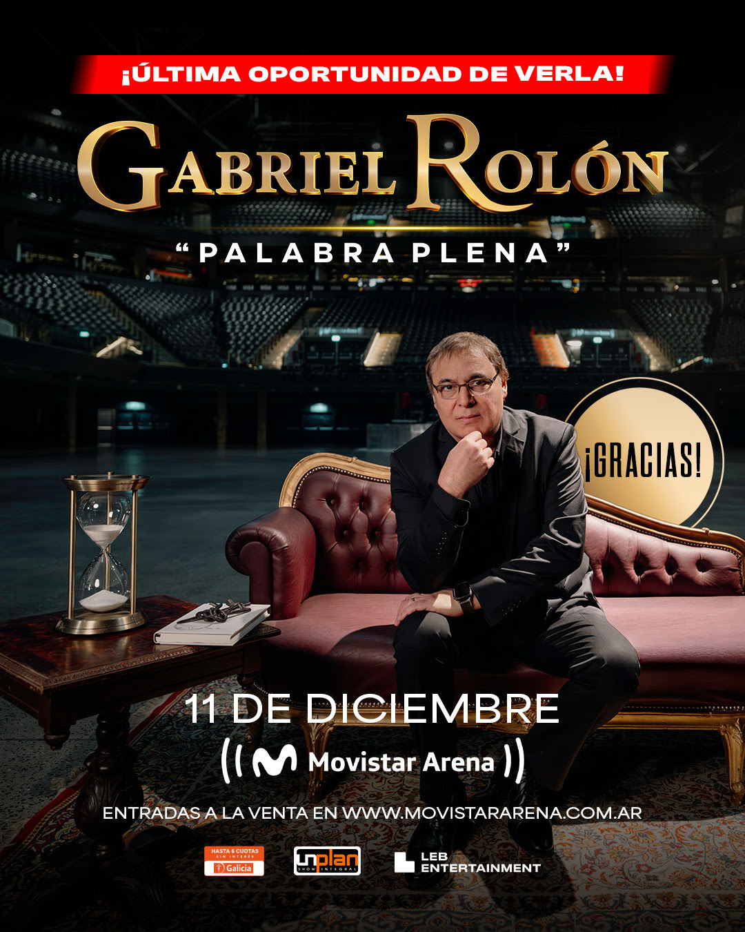 GABRIEL ROLÓN EN EL MOVISTAR ARENA