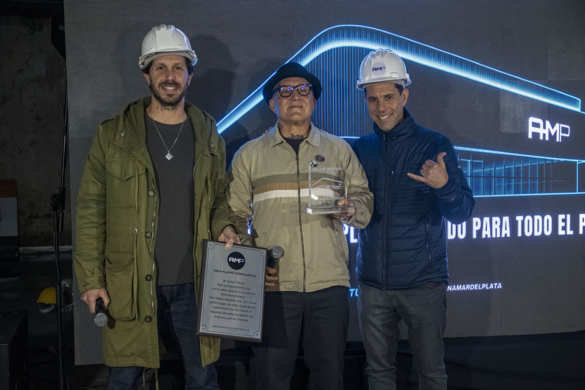 ARENA MARDEL PLATA PRESENTÓ LOS AVANCES FINALES DE SU PROYECTO Y UN HOMENAJE AL SR. FLAVIO